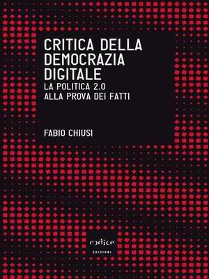 cover image of Critica della democrazia digitale